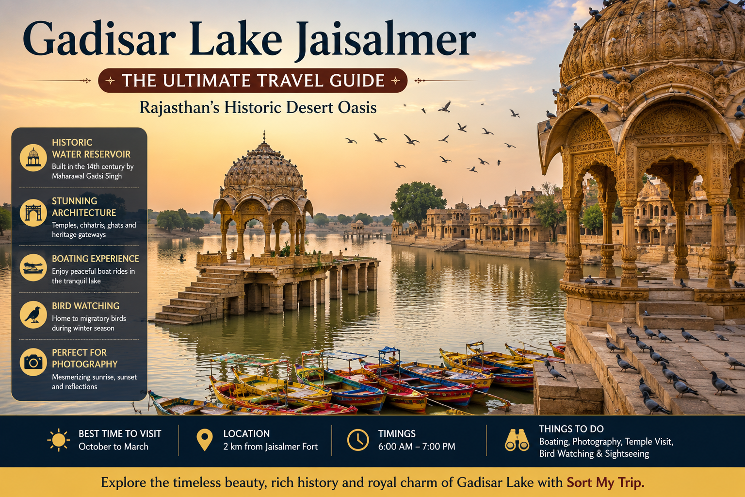 Gadisar Lake Jaisalmer: The Ultimate Travel Guide to Rajasthan's Historic Desert Oasis